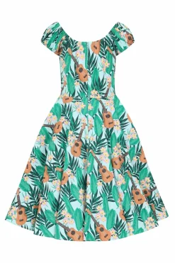 Discount Ukulele Dress Women Midi Dresses