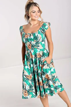 Discount Ukulele Dress Women Midi Dresses