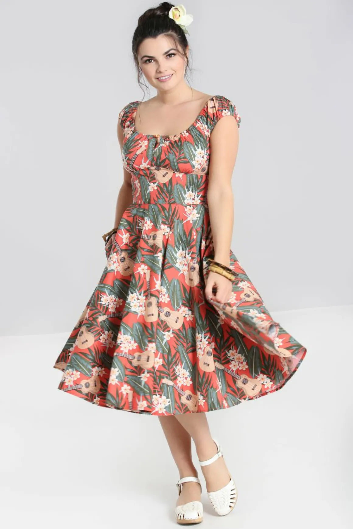 Best Sale Ukulele Dress Sale Women Midi Dresses