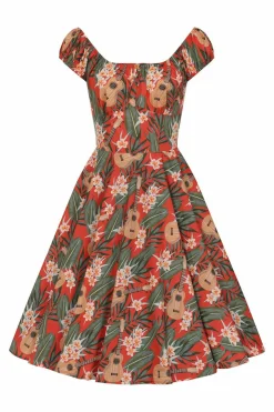 Best Sale Ukulele Dress Sale Women Midi Dresses