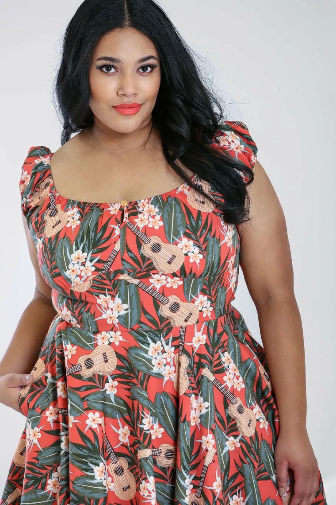 Best Sale Ukulele Dress Sale Women Midi Dresses