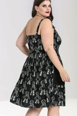 Store Voodoo Mid Dress Women Knee Dresses