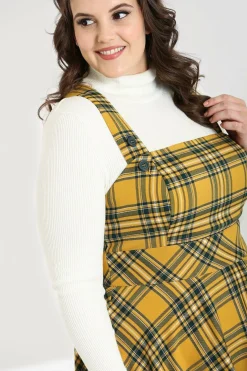 Best Sale Wither Pinafore Dress Women Midi Dresses