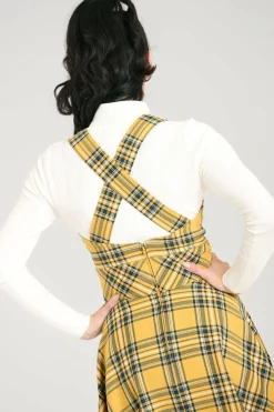 Best Sale Wither Pinafore Dress Women Midi Dresses