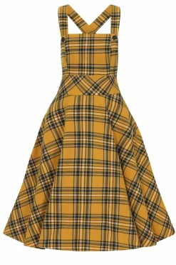 Best Sale Wither Pinafore Dress Women Midi Dresses