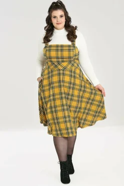 Best Sale Wither Pinafore Dress Women Midi Dresses