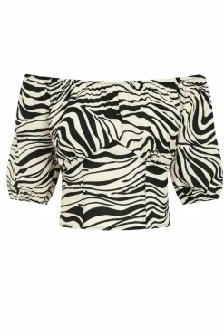 Shop Zebra Crop Top Women Crop Tops