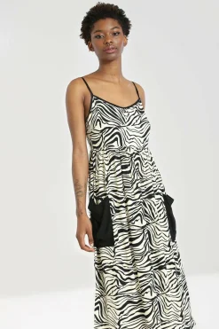 Sale Zebra Maxi Dress Women Maxi Dresses