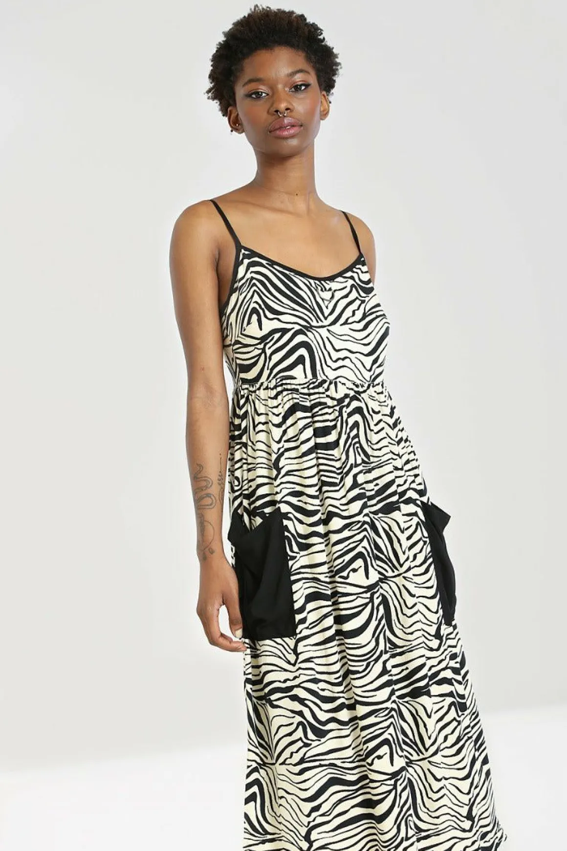 Sale Zebra Maxi Dress Women Maxi Dresses