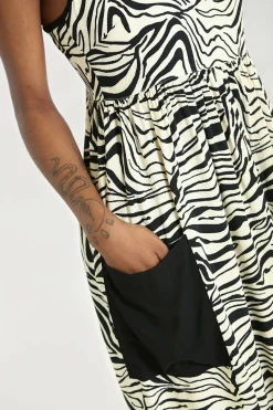 Sale Zebra Maxi Dress Women Maxi Dresses