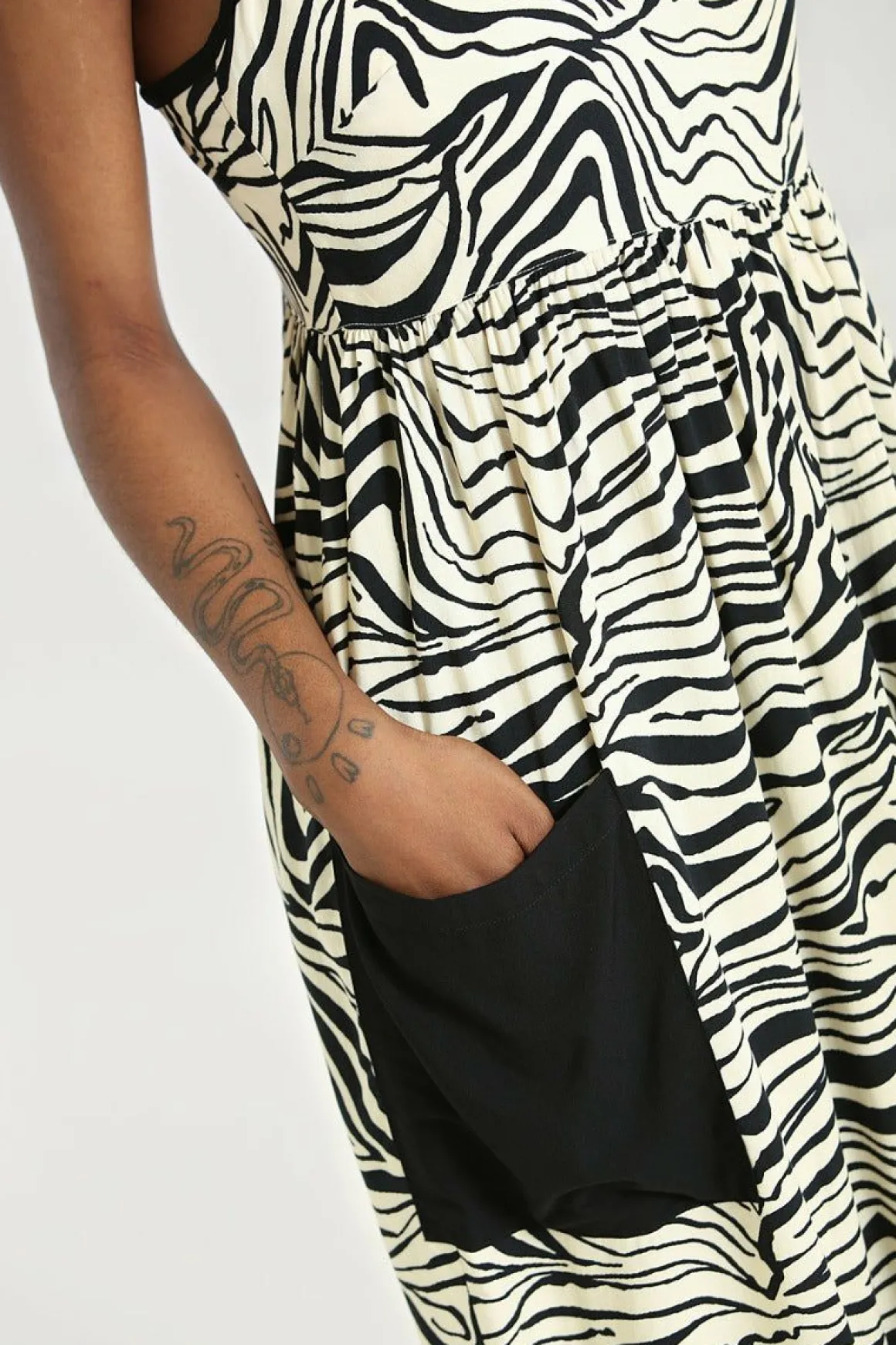 Sale Zebra Maxi Dress Women Maxi Dresses