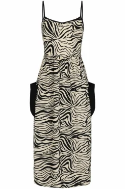 Sale Zebra Maxi Dress Women Maxi Dresses