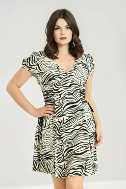 Clearance Zebra Mini Dress Women Mini Dresses